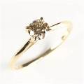 Ring, 14 kt guld, brillant