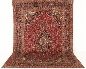 Handknuten persisk matta, Keshan 355 x 255 cm