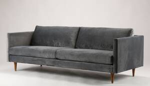 2UP. 3-personers sofa betrukket med velour, model Marc