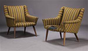 Dansk møbelproducent. Par lænestole  2