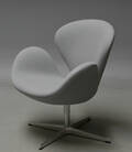 Arne Jacobsen. Lounge hvilestol. Svanen - model 3320. Brown Label