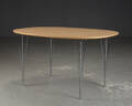 Piet Hein  Bruno Mathsson. Super Ellipse spisebord, bøg 150 cm. 