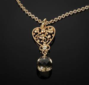 Ole Lynggaard halskæde af guld 14 kt.