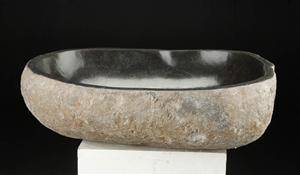 Unika vask af flodsten