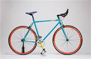 Von Braun sportscykel, farve petro blue