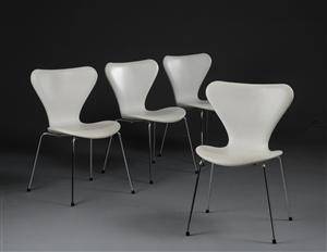 Arne Jacobsen. Fire Syver-stole, Model 3107 4