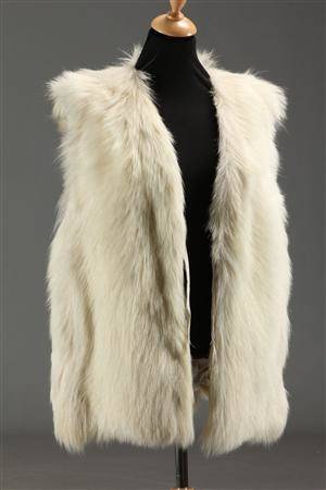 Vest af fårepels, strl. ca. 44