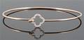 Bangle bracelet in 18kt approx. 0.25ct