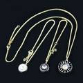 Georg Jensen sølv forgyldt marguerite 2 armlænker samt 1 collier