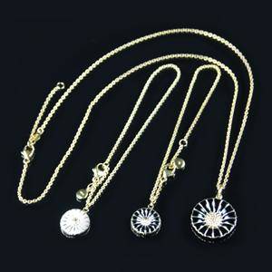 Georg Jensen sølv forgyldt marguerite 2 armlænker samt 1 collier