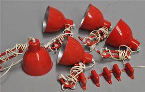 Luxor arkitektlamper røde 5