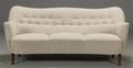 Dansk møbelproducent. Buet sofa 1950erne.