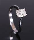 Solitairering ca. 0.72 ct. 