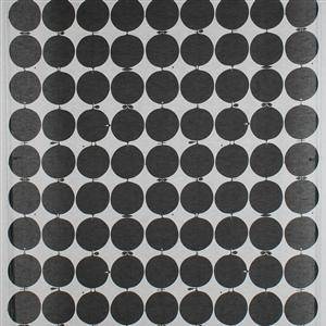 Tyg, Stig Lindberg, Tallyho, svart, bomulllin, 5 m