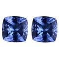 Uindfattet tanzanitter. Ca. 1.45 ct 
