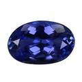 Uindfattet tanzanit. Ca. 1.36 ct