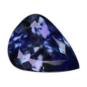 Uindfattet tanzanit. Ca. 2.20 ct