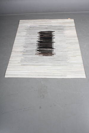 Koskindstæppe. Patchwork, 214 x 156 cm.