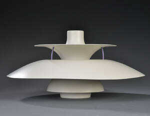 Poul Henningsen. PH5-pendel, hvid