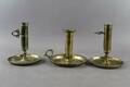 Ljusstakar i mässing 3 st