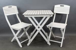 Cafégrupp 3 delar, bord och stolar 2 st