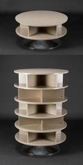 Moderne design multi rondel på krom drejesokkel. 2