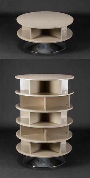 Moderne design multi rondel på krom drejesokkel. 2