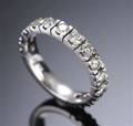 Brillant alliancering, ca 1.12 ct