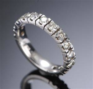 Brillant alliancering, ca 1.12 ct