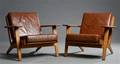 Hans J. Wegner. Par lavrygget lænestol, model GE-290 2