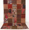 Persisk matta, patchwork-kelim 308 x 203 cm