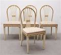 Stolar, 4 st, gustaviansk stil 4
