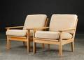 Dansk møbeldesign. Et par lænestole af eg 2