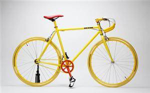 Von Braun sportscykel, farve yellow
