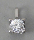 Klarlund. Solitairevedhæng. Ca. 0.25 ct