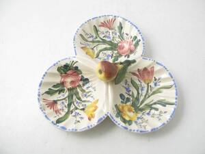 Keramikfat, bemålad dekor