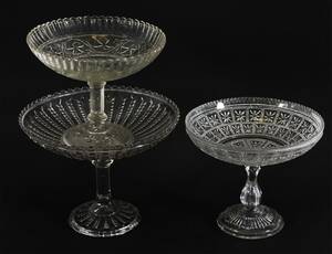 Kakfat i pressglas 3st, 1900-talets första hälft