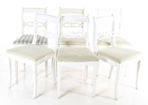 STOLAR, 6 st, bemålade