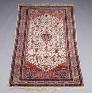 Pakistansk tæppe, 183x125 cm