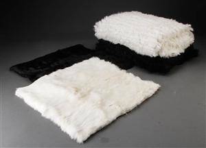 Plaid og pudebetræk, kaninpels 4