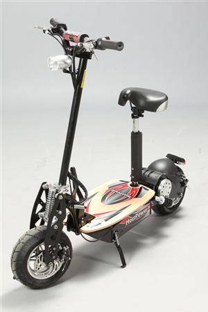 Elektrisk løbehjul. 48 V - 1300 W Turbo motor, SORT