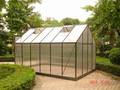 Drivhus i polycarbonat med sokkel  8,88 m2 