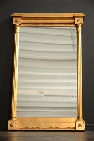 Spejl i forgyldt ramme, ca. 1900-tallet