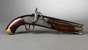 Engelsk perkusionspistol 1800-tallet