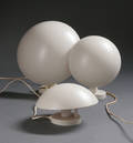 Poul Henningsen 1864-1967. Tre væglamper, model P-Hat 3