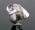 Amethyst ring.