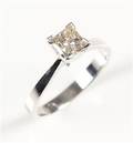 Ring, 14 kt guld, brillant