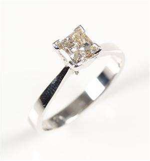 Ring, 14 kt guld, brillant