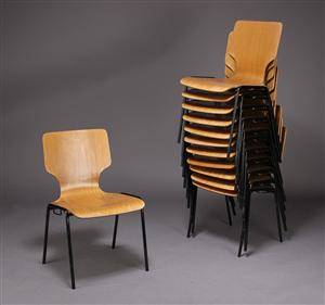Dansk møbelproducent, skolestole  stabelstole 12