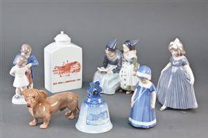 Samling BG samt Kgl. P. figurer mm 8
